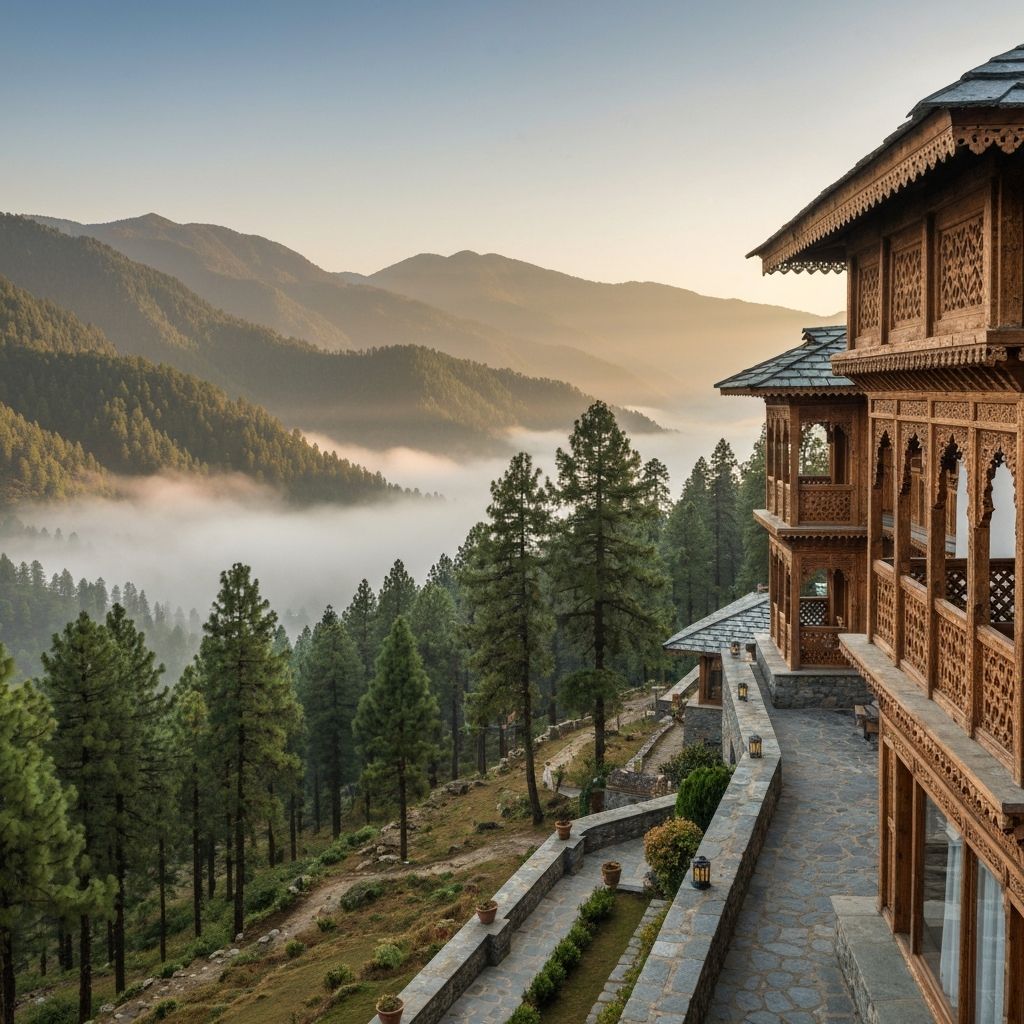 The White Rain Hotel scenic view Lansdowne