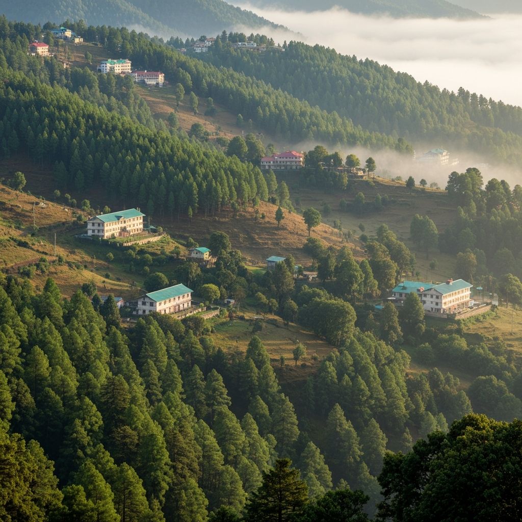 Lansdowne hill station scenery