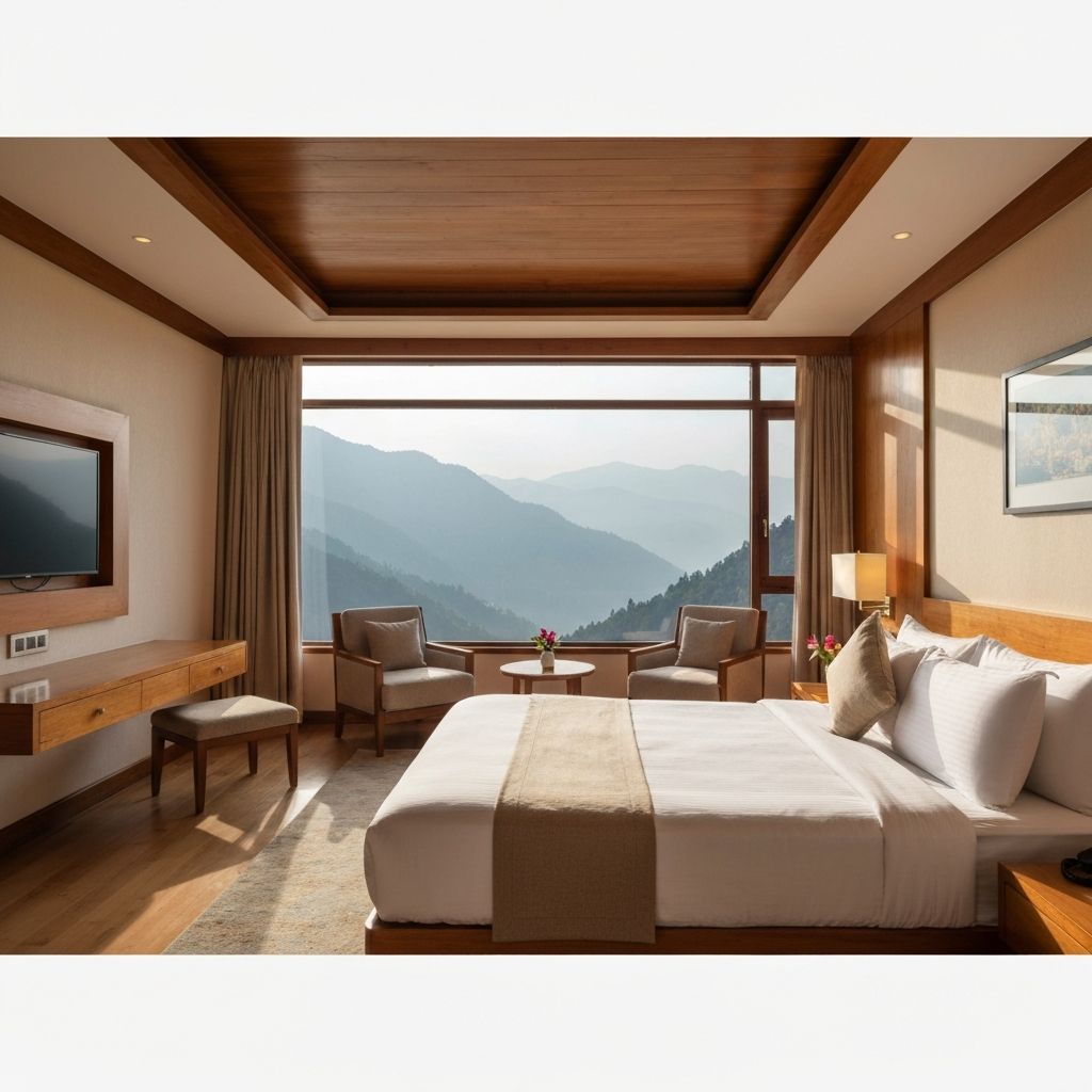 Hotel room with view